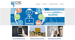 Desktop Screenshot of csc-consulting.at